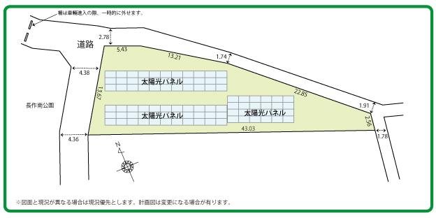 間野台　配置図